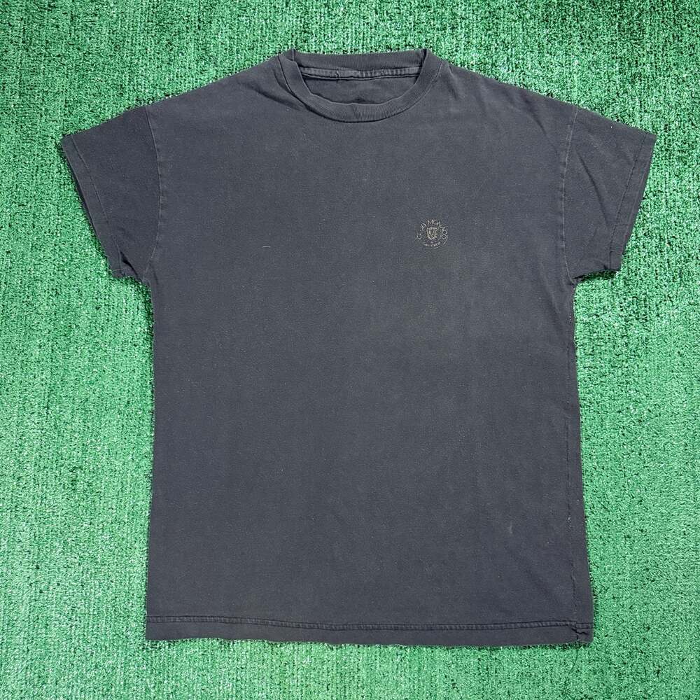 Vintage Club Monaco Faded Black Basic T-Shirt Men’s Medium